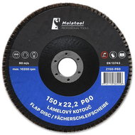 Molatool VSM Zircon 150 mm P60 Laminated grinding wheel - Lamellar Disc