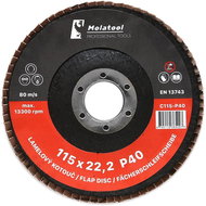 Laminated grinding wheel Molatool Ceramic 115 mm P40 - Lamellar Disc