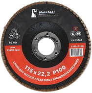 Laminated grinding wheel Molatool Ceramic 115 mm P100 - Lamellar Disc