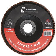Laminate grinding wheel Molatool Ceramic 125 mm P40 - Lamellar Disc