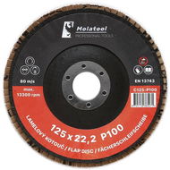 Lamelový brusný kotouč Molatool Keramický 125 mm P100 - Lamelový kotouč