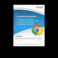 zebNet® Backup for Chrome ™ TNG - Single User License for 1 Computer - PC Game