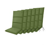 Doppler CITY 4414 high, set of 6, armchair and chair pads - Cushion
