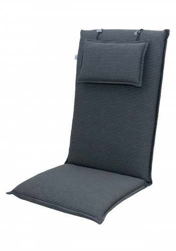 Doppler STAR with zipper 7040 high, chair cushion and chair with headrest - Cushion - Main image