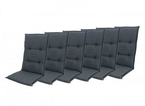 Doppler LIVING HIT 7840 high, set of 6, chair and armchair pads - Cushion - Main image