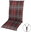 Doppler LIVING 2932 high, chair cushion and chair with zipper