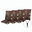 2930 low, set of 4, chair and armchair pads with zipper