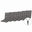 2097 low, set of 6, chair and armchair pads with zipper