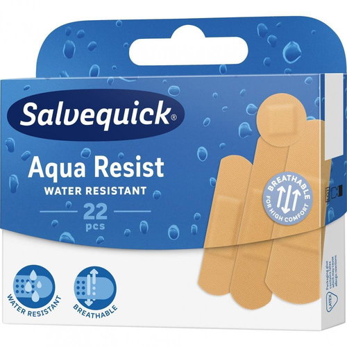 SALVEQUICK Aqua Resist waterproof patch mix 22 pcs - Plaster - Main image