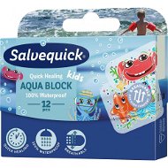 SALVEQUICK Náplasť urýchľujúca hojenie Aqua Block Kids 12 ks - Náplasť