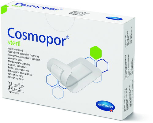 Cosmopor Steril modern patch with microscreen 7 × 5 cm 10 pcs - Plaster - Main image