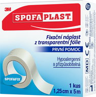 3M™ Spofaplast® 431 Transparent Film Fixation Plaster - SPOFAFIX, 24 pcs/Pack. - Plaster