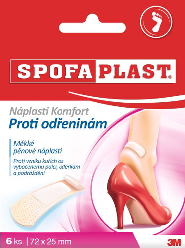 3M™ Spofaplast® 186 Plaster Comfort for Abrasion, 6 pcs - Plaster - Main image