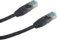 CAT5E UTP adatátviteli hálózati patch kábel, 0,5 méter, fekete - Hálózati kábel