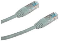 Datacom CAT5E UTP sivý 0,25 m - Sieťový kábel