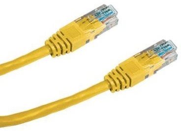 Datacom CAT5E UTP yellow 0.5m - Ethernet Cable - Main image