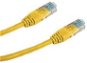 Datacom CAT5E UTP gelb 0.5m - LAN-Kabel