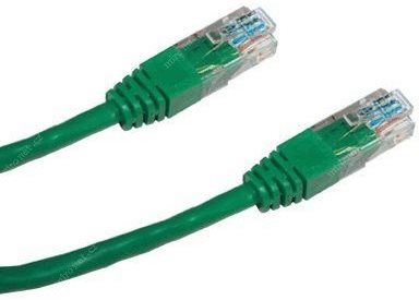 Datacom CAT5E UTP green 0.5m - Ethernet Cable - Main image
