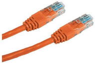 Ethernet Cable Datacom CAT5E UTP orange 0.5m - Síťový kabel