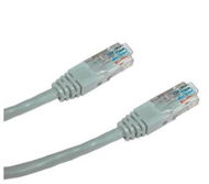 LAN-Kabel Patchkabel, Datacom, CAT6, UTP, 0,25 m grau - Síťový kabel