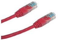 Datacom CAT6, UTP, 0.25m červený - Síťový kabel
