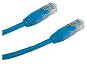 Datacom CAT6, UTP, 0.25m modrý - Síťový kabel