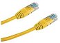 Sieťový kábel Datacom, CAT6, UTP, 0,25 m, žltý - Síťový kabel