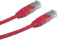 Datacom, CAT6, UTP, 0,5 m, červený - Sieťový kábel