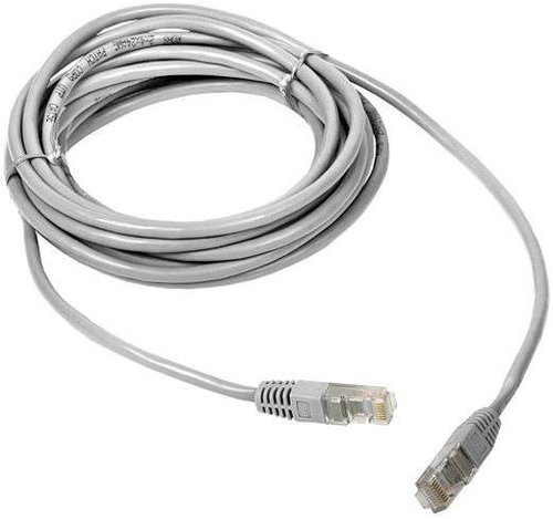 DATACOM Patch cord UTP CAT5E 0.5m white - Ethernet Cable - Main image