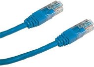 Síťový kabel Datacom CAT5E UTP modrý 1m - Síťový kabel