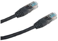 Hálózati kábel Datacom CAT5E UTP, 2m, fekete - Síťový kabel