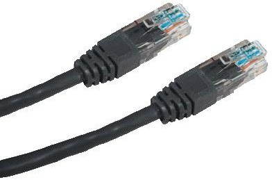 Datacom CAT5E UTP black 7m - Ethernet Cable - Main image