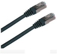 Datacom CAT5E FTP 0,5 m čierny - Sieťový kábel