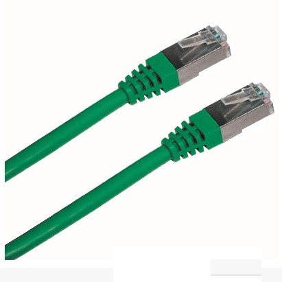 Datacom, CAT5E, FTP, 0.5m, green - Ethernet Cable - Main image