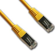 Datacom CAT5E FTP 0,5 m, sárga - Hálózati kábel