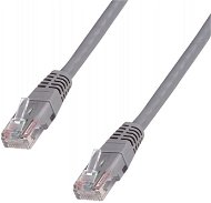 Hálózati kábel Datacom CAT5E UTP, 10m, szürke - Síťový kabel
