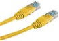 Datacom CAT5E UTP gelb 0.25m - LAN-Kabel