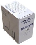 Datacom CAT5E, UTP, 305 m/box, fekete - Hálózati kábel