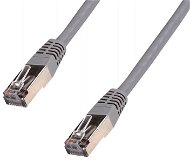 Datacom CAT5E FTP sivý, 0,5 m - Sieťový kábel
