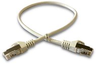 Datacom Patch cord S/FTP CAT6A 0,5 m sivý - Sieťový kábel