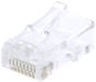 10-pack, Datacom, RJ45, CAT5E, UTP, 8p8c, for thin cable - Connector