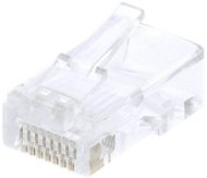 Connector 10-pack, Datacom, RJ45, CAT5E, UTP, 8p8c, for thin cable - Konektor