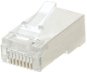 Datacom 10-pack, RJ45, CAT5E, STP, 8p8c, stíněný, neskládaný, na licnu (lanko) - Konektor