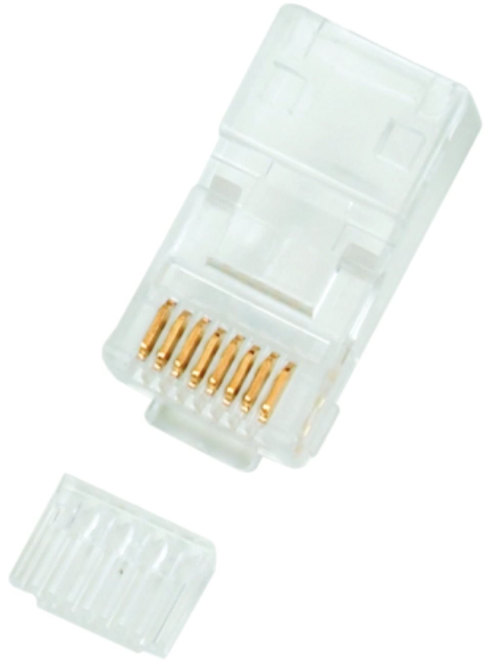 Datacom, RJ45, CAT6, UTP, 8p8c, nem árnyékolt, vezetékre, 10-pack