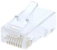 100-pack, Datacom, RJ45, CAT6, UTP, 8p8c, netienený, skladaný, na drôt - Konektor