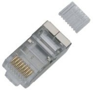 100 er Pack Datacom RJ45 Stecker, CAT6, STP, 8p8c, geschirmt - Steckverbinder