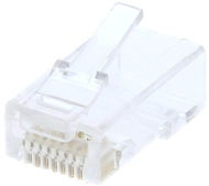 10-pack,Datacom RJ45, CAT6, UTP, 8p8c, nestíněný, skládaný, na licnu (lanko) - Konektor