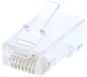 Konektor 10-pack, Datacom, RJ45, CAT6, UTP, 8p8c, netienený, skladaný, na licnu (lanko) - Konektor