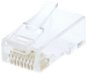 100-pack, Datacom, RJ45, CAT6, UTP, 8p8c, unshielded, stacked, for thin cable - Connector