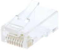 100-pack, Datacom, RJ45, CAT6, UTP, 8p8c, unshielded, stacked, for thin cable - Connector